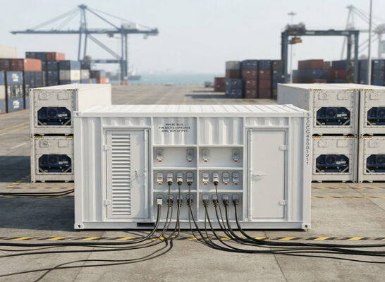 Тяжелый грузовой морской палуба Power Pack 460V Reefer Plug Sockets дизельный генератор Термокороль Genset для Reefer Контейнер холодной цепочки логистики