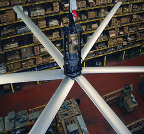 потолочный вентилятор диаметра 24фоот 7м большой промышленный, отработанный вентилятор потолка порта воздуха охлаждая