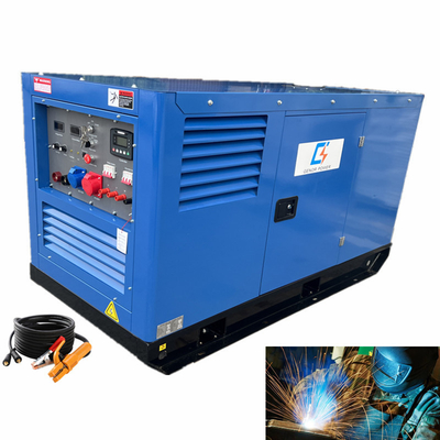 Мобильный трейлер 800A 400A 430A 500Amp дизельный двигатель сварочная машина 2 x 2 человек генератор сварщик