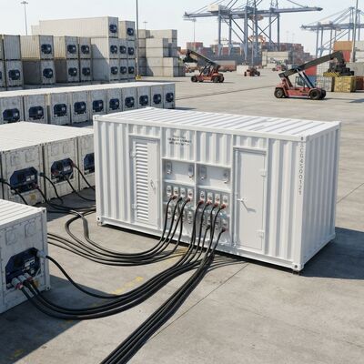 Carrier Transicold GENOR POWER GCO500 Бесшумный дизельный генератор в шумозащитном кожухе, 40 розеток, генератор для рефрижераторных контейнеров